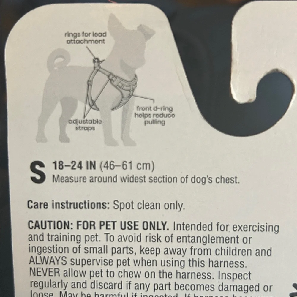 NWT YOULY padded dog harness S